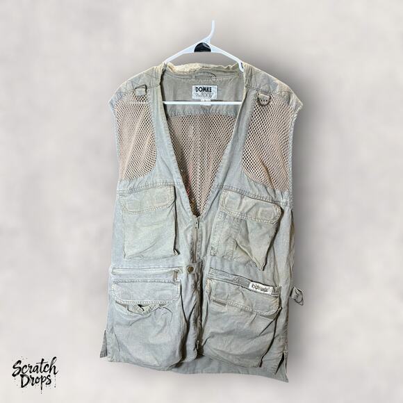 DOMKE PhotOGS Photography Vest Size L Vtg Multi Pocket Mesh Panel Outdoor Gear - Picture 1 of 4